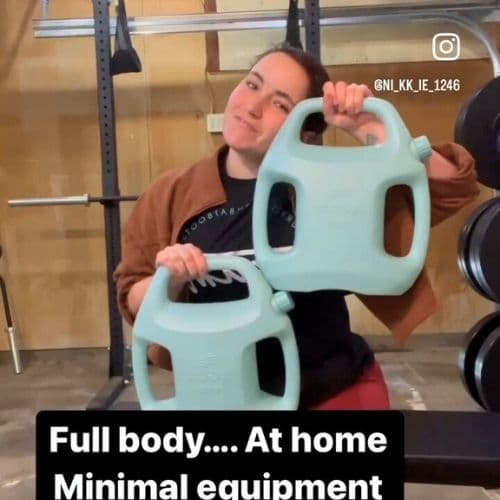 AguaForce customer sharing their workout