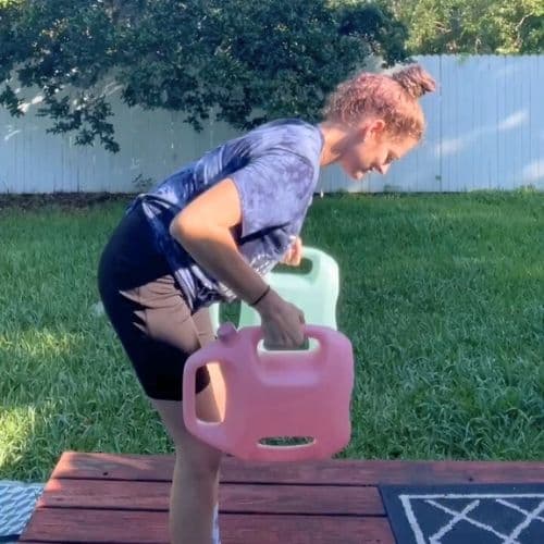 AguaForce customer sharing their workout