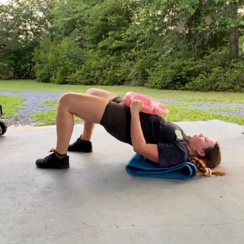 AguaForce customer sharing their workout