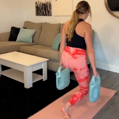 AguaForce customer sharing their workout