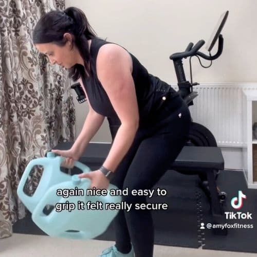 AguaForce customer sharing their workout