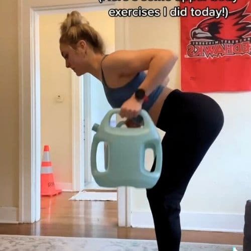 AguaForce customer sharing their workout