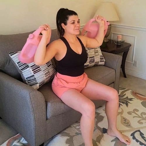 AguaForce customer sharing their workout